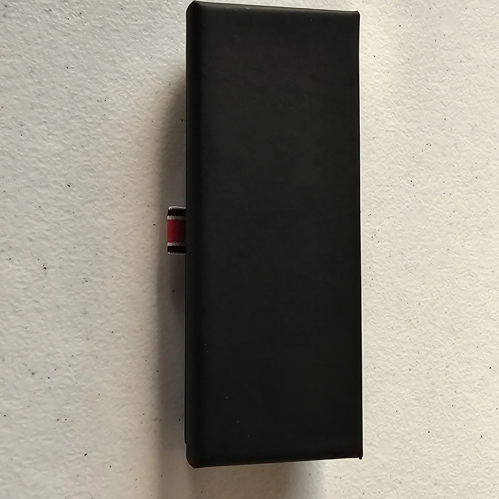 Carrera Black Sunglasses Holder with Red, White, and Black Accent